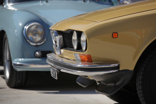 Noch ohne Plastikstossstangen - Alfa Romeo Alfetta GTV der Siebzigerjahre - Dolder Classics August 2018