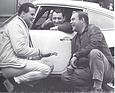 Norisring 1966 - Schütz, MItter, Ben Pon beim fröhlichen Plausch