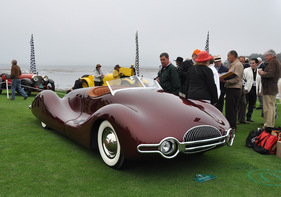 Norman Timbs Emil Diedt Roadster (1948) - fliessende Formen, Function follows Form - Pebble Beach 2012 (U-06)