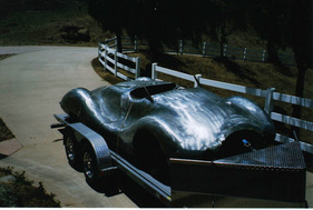 Norman Timbs Special (1948) – Juni 2002: Der soeben ersteigerte Wagen wird nach Malibu überführt