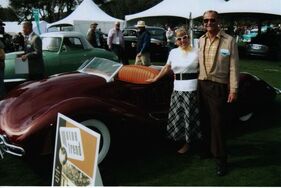 Norman Timbs Special (1948) – die Besitzer Diane und Gary Cerveny 2010 auf Amelia Island