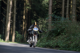 Norton ES2 (1954) - am Michaelskreuzrennen 2014