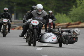 Norton International sidecar (1938) - Field 4 - Lenzerheide Motor Classics 2019