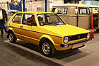 Nun wechseln wir auf Gelb - VW Golf LS Automatik von 1976 (Bremen Classic Motorshow 2018)