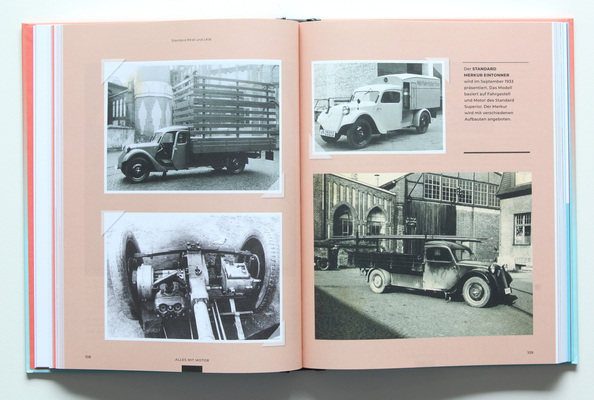 Bild Nutzfahrzeuge der Marke Standard - Buch "Alles mit Motor - Die Standard/Gutbrod Story”