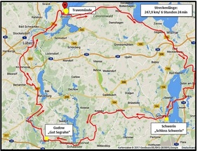 OCC-Küstentrophy Strecke Samstag