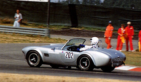 OGP 1989 - Mit Abstand der Schnellste war Rolf Versen, 202, auf AC Cobra