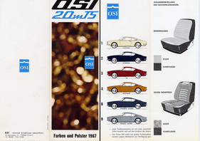 OSI Ford 20mTS (1966) - Farbpalette