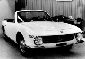 OSI Spider (1964) - von Michelotti entworfen und Serie gebauter Sportwagen mit mechanischen Organen des Fiat 1100 D - Genfer Automobilsalon 1964