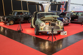 Ob Klaus Kienle etwas mit diesem Mini zu tun hatte? Sicher seltener als ein 300 SL – Techno Classica 2024