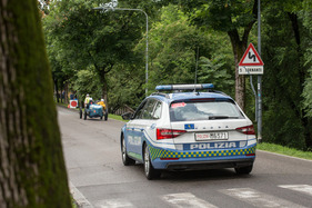 Ob der Polizia-Skoda die Zeitkontrolle ohne Fehlsekunden passieren wird? - 1000 Miglia 2024 Ob der Polizia-Skoda die Zeitkontrolle ohne Fehlsekunden passieren wird? - 1000 Miglia 2024