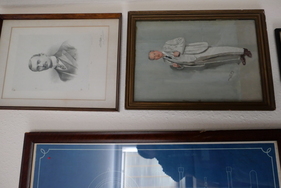 Oben ein Portrait von Charles Stewart Rolls, darunter ein weiteres von Claude Goodman Johnson