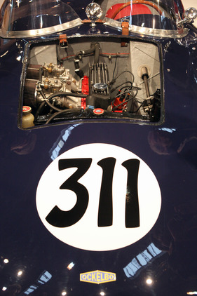 Ockelbo-Volvo Sports Racer (1953) - der Motor liegt weit hinten, gute Gewichtsbalance (Techno Classica 2013)