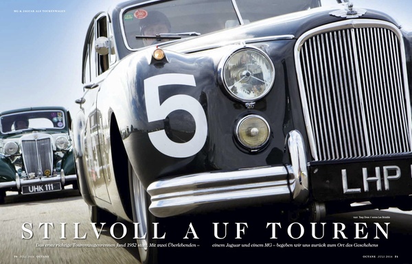 Octane 11/2014 - Stilvoll auf Touren - klassische Limousinen im Rennsport