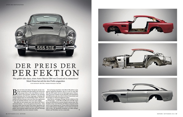 Octane 24 - Sept. 2016 - Restaurierung Aston Martin DB4