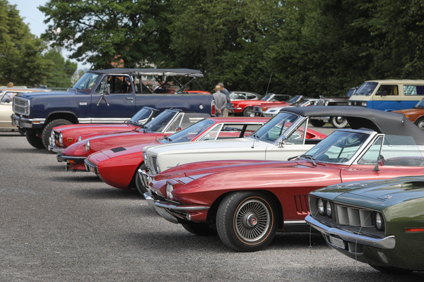 Offene Autos besonders gut vertreten, aber es hat auch SUV oder Coupés - Albisgütli Classics Cars & Bikes Juli 2025