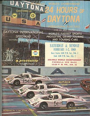 Nun folgen viele Bilder des Daytona 1969 Rennens