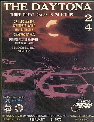 Nun folgen etliche Bilder vom Daytona Rennen im Jahre 1972