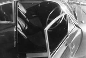 Ogle SX 1000 (1962) - Cockpit eines frühen Fahrzeugs, vorbereitet für den Goodwood Testtag