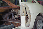 Ogle SX 1000 (1963) - Restaurierung - links musste ein Unfallschaden repariert werden_Unfall links Ogle