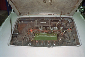 Ogle SX 1000 (1963) - Restaurierung - verlebter Motorraum