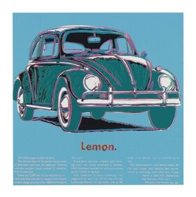 Ohne Titel (Volkswagen Lemon) – Andy Warhol (1985)