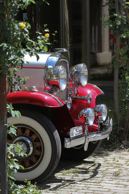 Oldsmobile F32 Roadster (1932) - Chrom und Farben - Oldtimer in Obwalden (O-iO) 2019