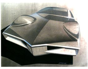Oldsmobile Toronado (1965) - Entwurfsskizze
