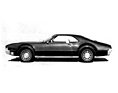 Oldsmobile Toronado (1967) - Silhouetten-Darstellung