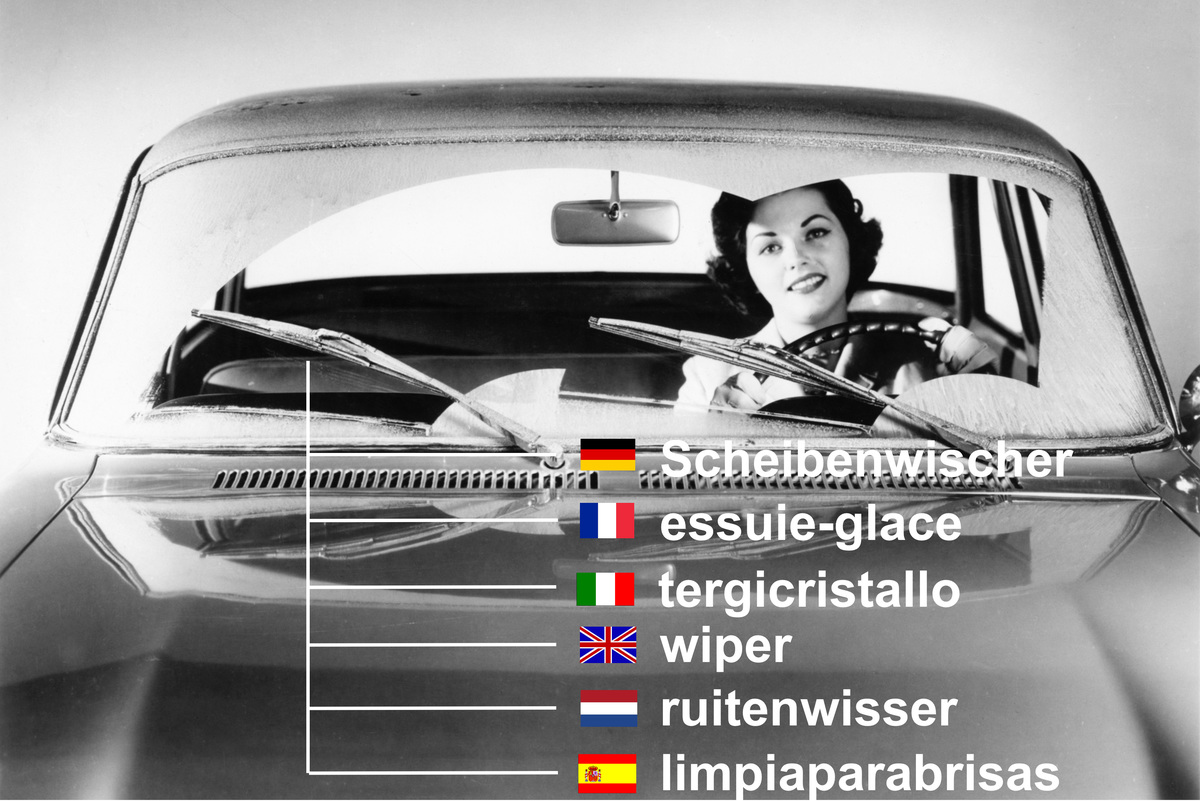Oldtimer-Latein - wie heissen wichtige Auto-Begriffe in anderen Sprachen?