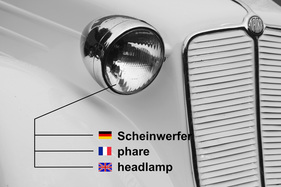 Oldtimer-Latein - wie heissen wichtige Auto-Begriffe in anderen Sprachen? Oldtimer-Latein - wie heissen wichtige Auto-Begriffe in anderen Sprachen?