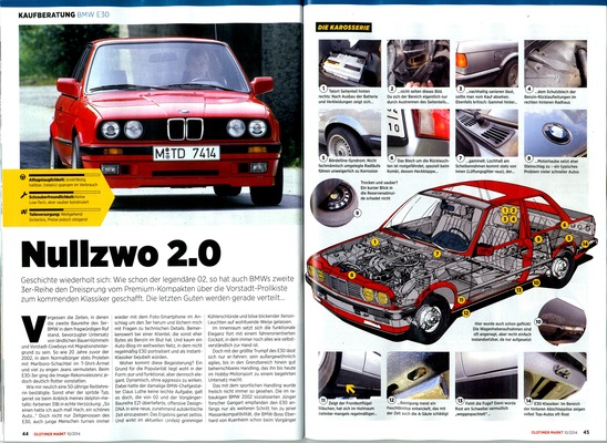 Bild Oldtimer Markt 10-2014 - Kaufberatung BMW E30