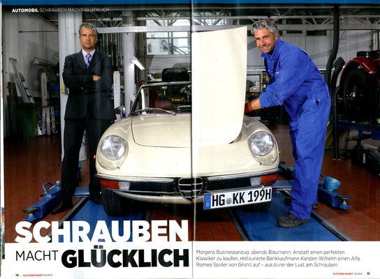 Bild Oldtimer Markt 10-2014 - Schrauben macht glücklich