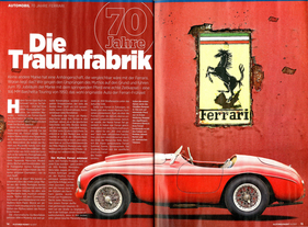 Bild Oldtimer Markt 10/2017 - 70 Jahre Ferrari