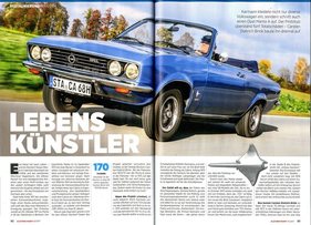 Oldtimer Markt 10/2017 - Opel Manta A Cabriolet Oldtimer Markt 10/2017 - Opel Manta A Cabriolet