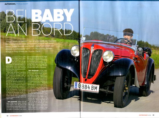 Oldtimer Markt Heft 8/2016 - Praga Baby
