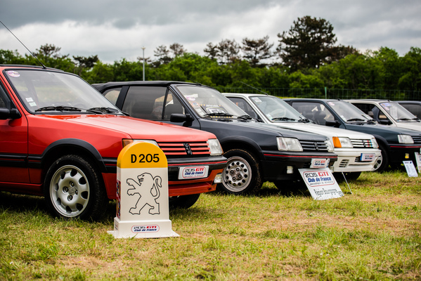 Oldtimer von einem Peugeot Club am Grand Prix de l'Age d'Or 2016