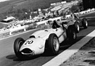 Olivier Gendebien und Mike Hawthorn auf Ferrari in Spa im Jahr 1959