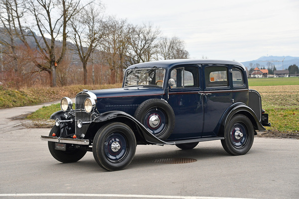 Bild: Opel 1,8 Ltr 18N Limousine (1933) - als Lot 73 angeboten an der Versteigerung der Oldtimer Galerie Toffen am 22. März 2025