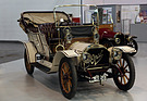 Opel 10/18 PS (1908) - Doppel-Phaeton mit Leiterrahmen aus Stahl und Holzaufbau, Preis rund 8'500 Mark oder der Gegenwert eines geräumigen Einfamilienhauses (Techno Classica 2013)