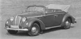 Opel Admiral (1937) - als zweitüriges Cabriolet mit 75 PS