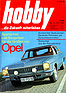 Opel Admiral (1969) - auf dem Titelblatt der Zeitschrift 'hobby'