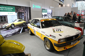 Opel Ascona (1978) - im Rallye-Trimm auf dem Dekra-Stand - Bremen Classic Motorshow 2020
