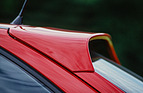 Opel Astra GSi 16V (1991) - aerodynamische Feinarbeit, z.B. der Dachspoiler