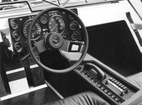 Opel CD (1969) - Lenkrad und Armaturenbrett - Internationale Automobilausstellung (IAA) in Frankfurt 1969