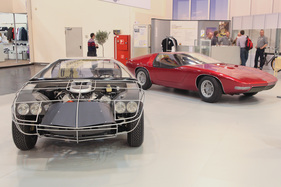 Opel CD (1969) - einmal als Technik-Drahtmodell und einmal als Design-Studie - Techno Classica 2015