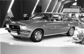 Opel Commodore GS Coupé (1972) – mit Frontspoiler am Genfer Automobilsalon