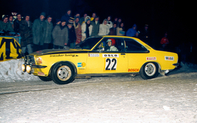 Opel Commodore GS/E Coupé (1972) – Walter Röhrl und Jochen Berger bei der Rallye Monte-Carlo 1973 in der misshandelten "Kommode"