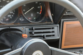 Opel Commodore GS/E Coupé (1974) – Ergonomie: Heizungsregler direkt hinter dem Lenkrad