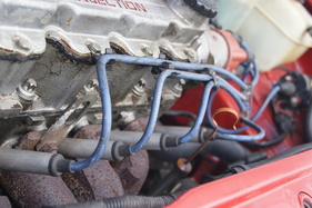 Opel Corsa GSi (1989) – ordentlich geführte Zündkabel